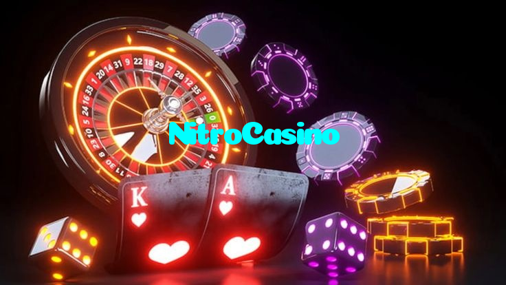 NitroCasino casino presented on mobile device in Pakistan with slots and live games